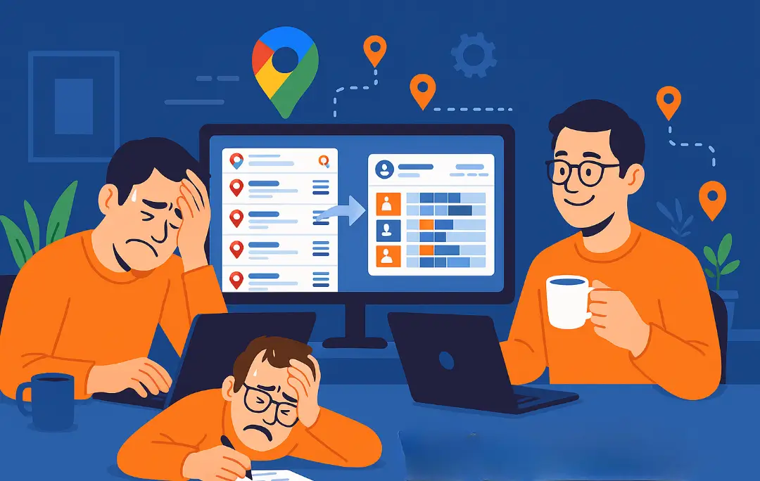Illustration de la génération de prospects grâce à Google Maps et un CRM