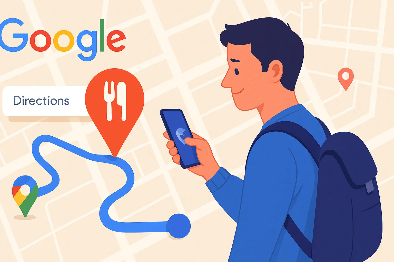 Illustration de l’exploitation des données Google Maps via une API